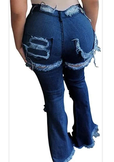 Aggregate 118+ elastic waist denim jeans womens super hot